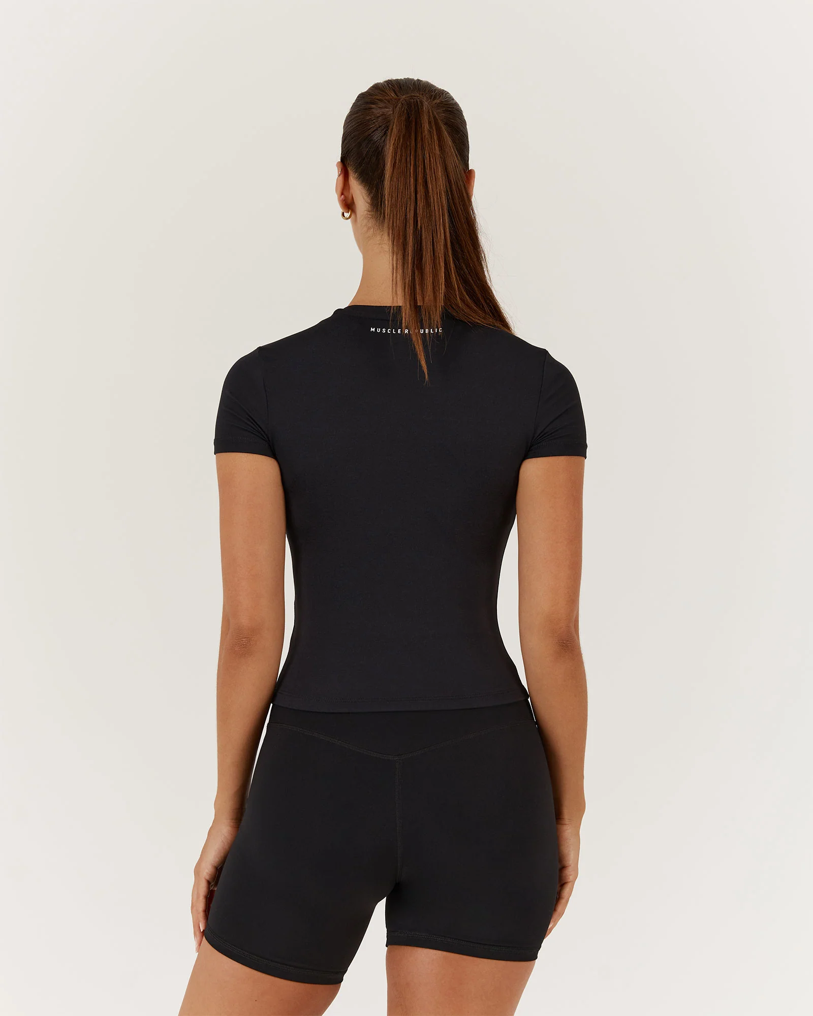 ATHLEISURE TOP - BLACK - Image 3