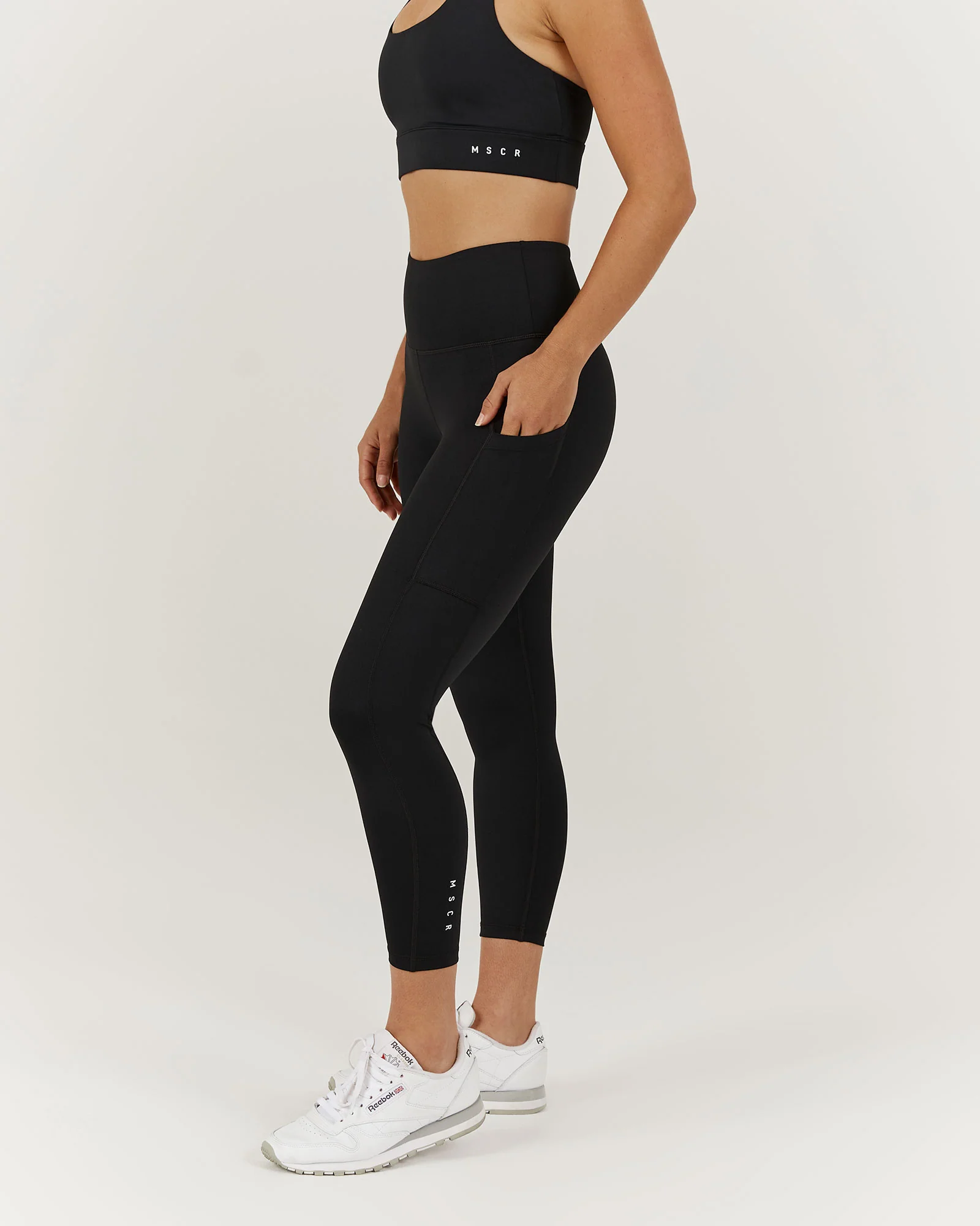ELEVATE  LEGGINGS 7/8 - BLACK - Image 3