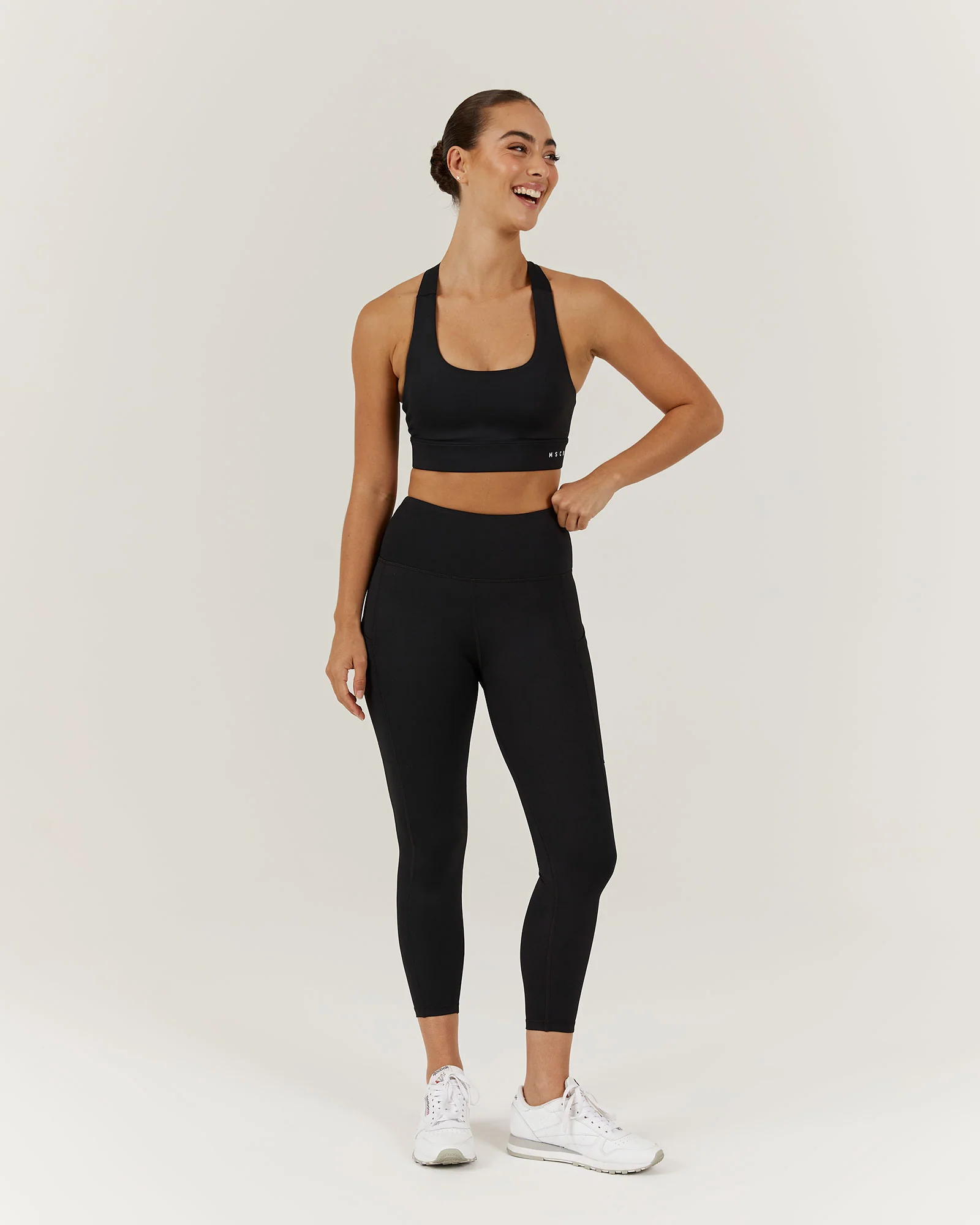 ELEVATE  LEGGINGS 7/8 - BLACK - Image 4