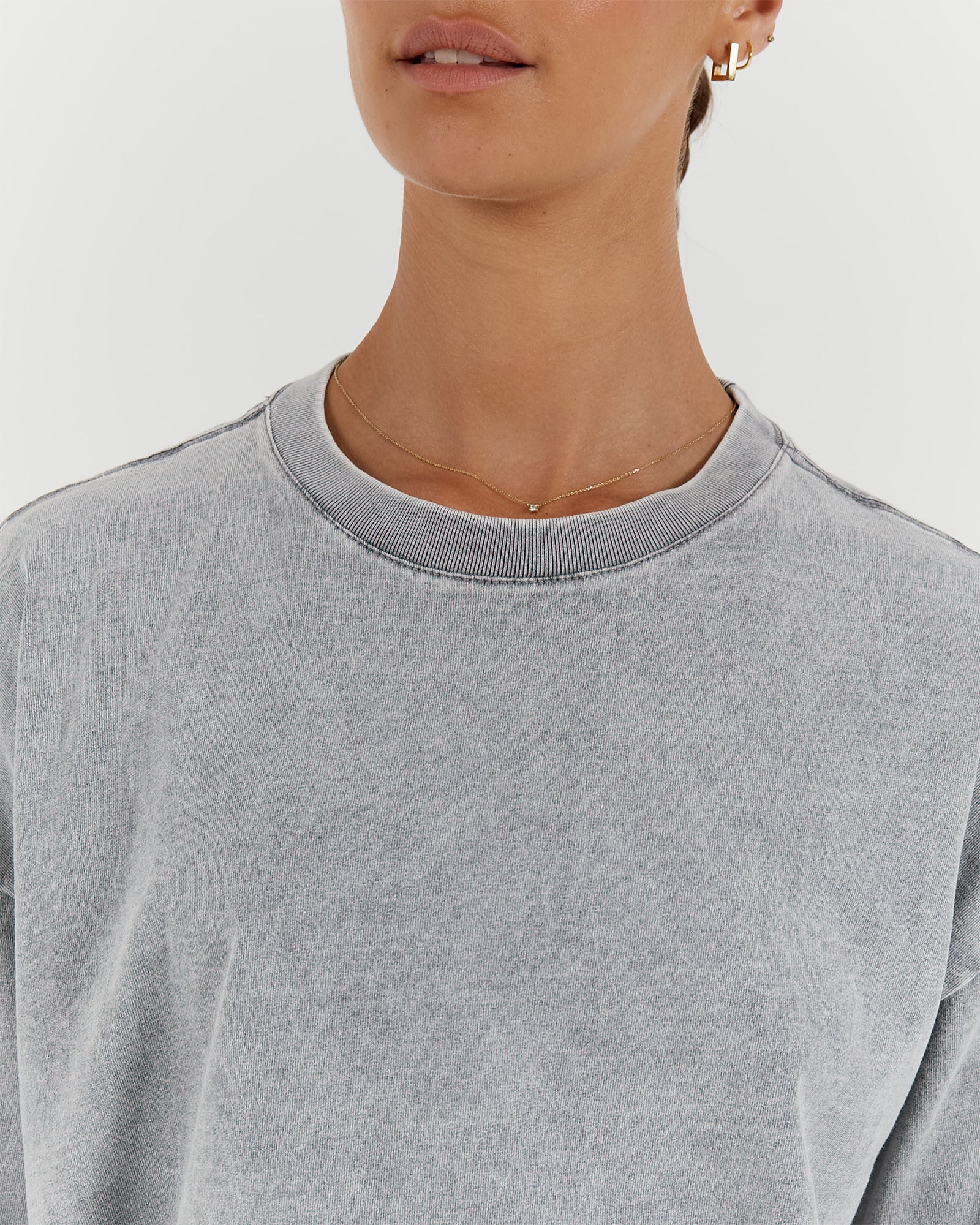 ESSENTIALS TEE - FADED GREY - Image 3