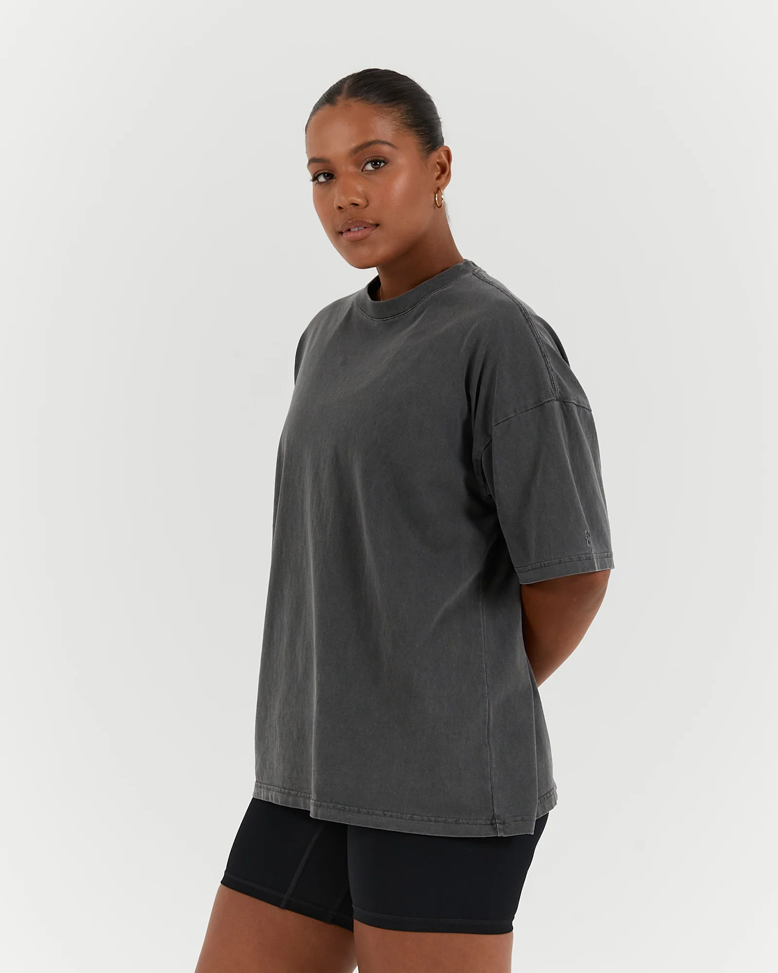 ESSENTIALS TEE - FADED ONYX - Image 3