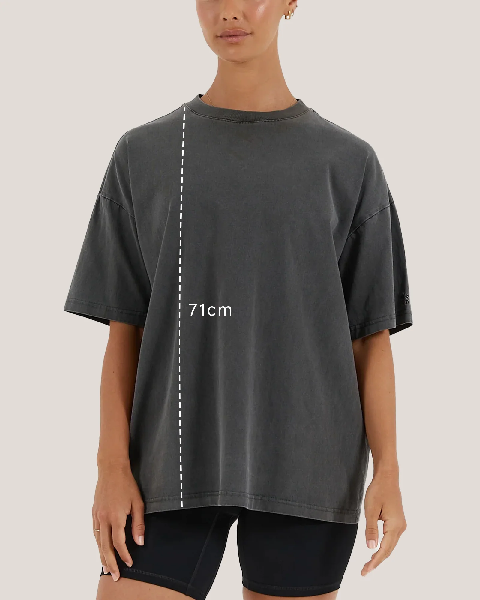 ESSENTIALS TEE - FADED ONYX - Image 5