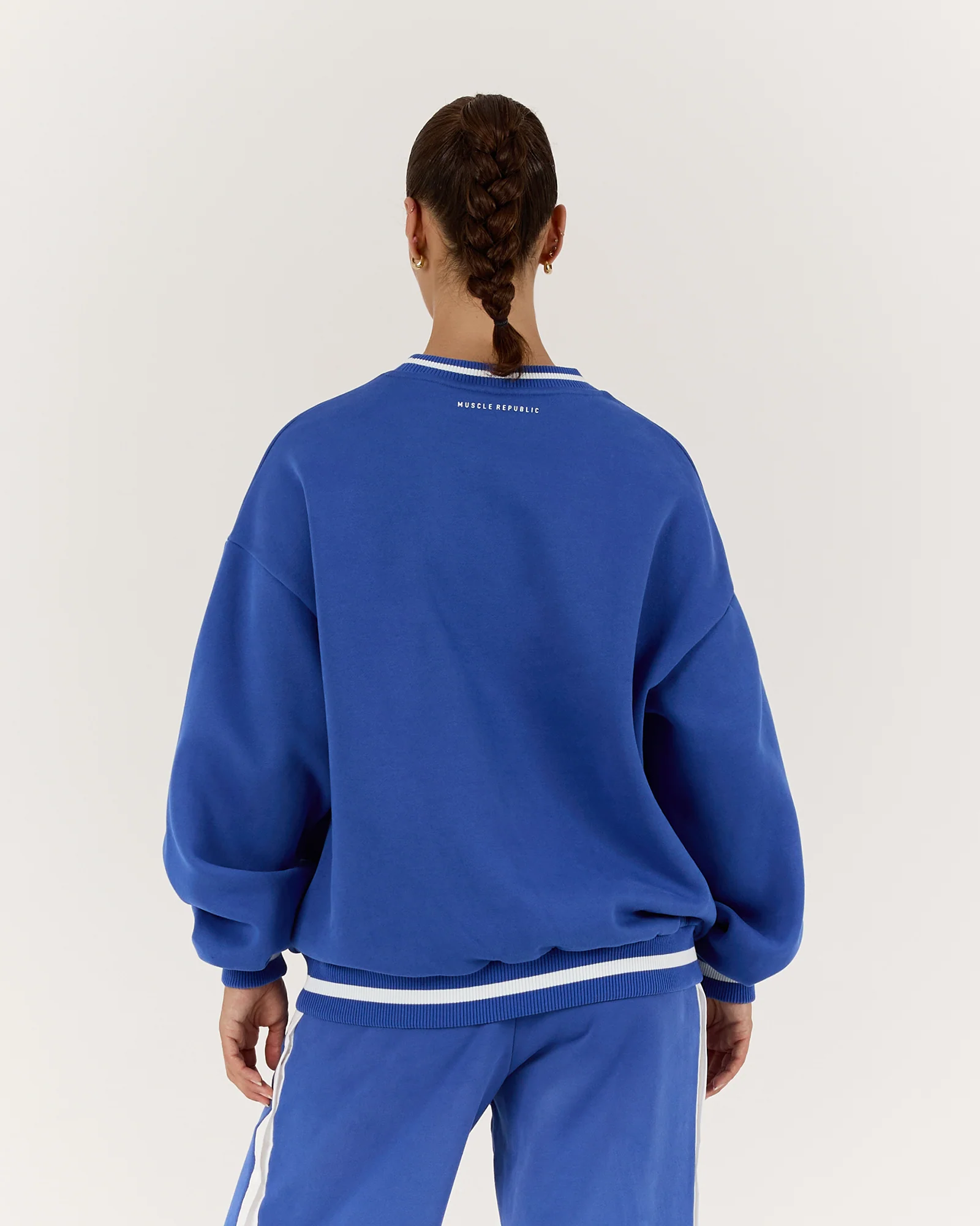 HERITAGE OVERSIZED CREW - ROYAL BLUE - Image 3