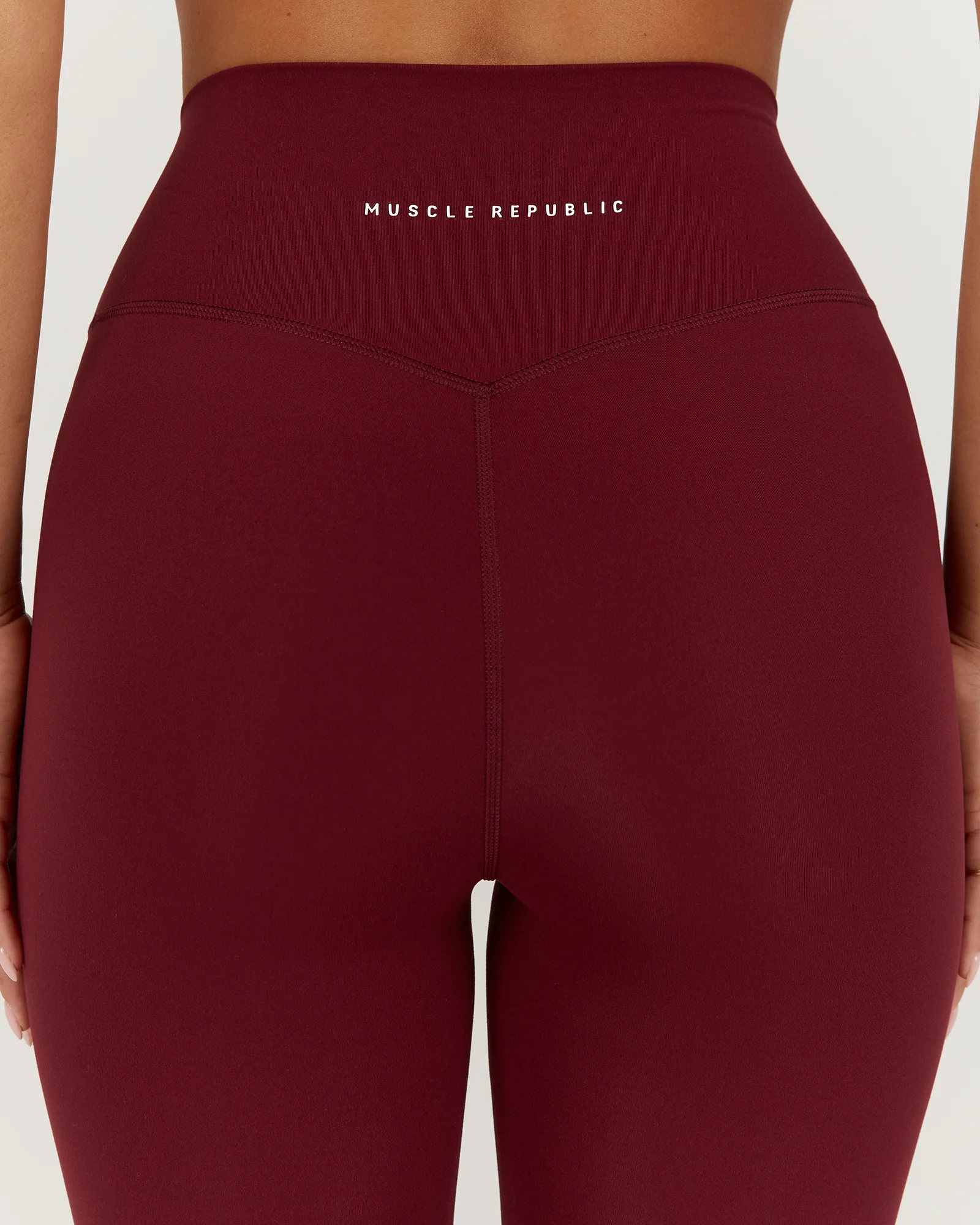 LUXE LEGGINGS 24" - BERRY - Image 5