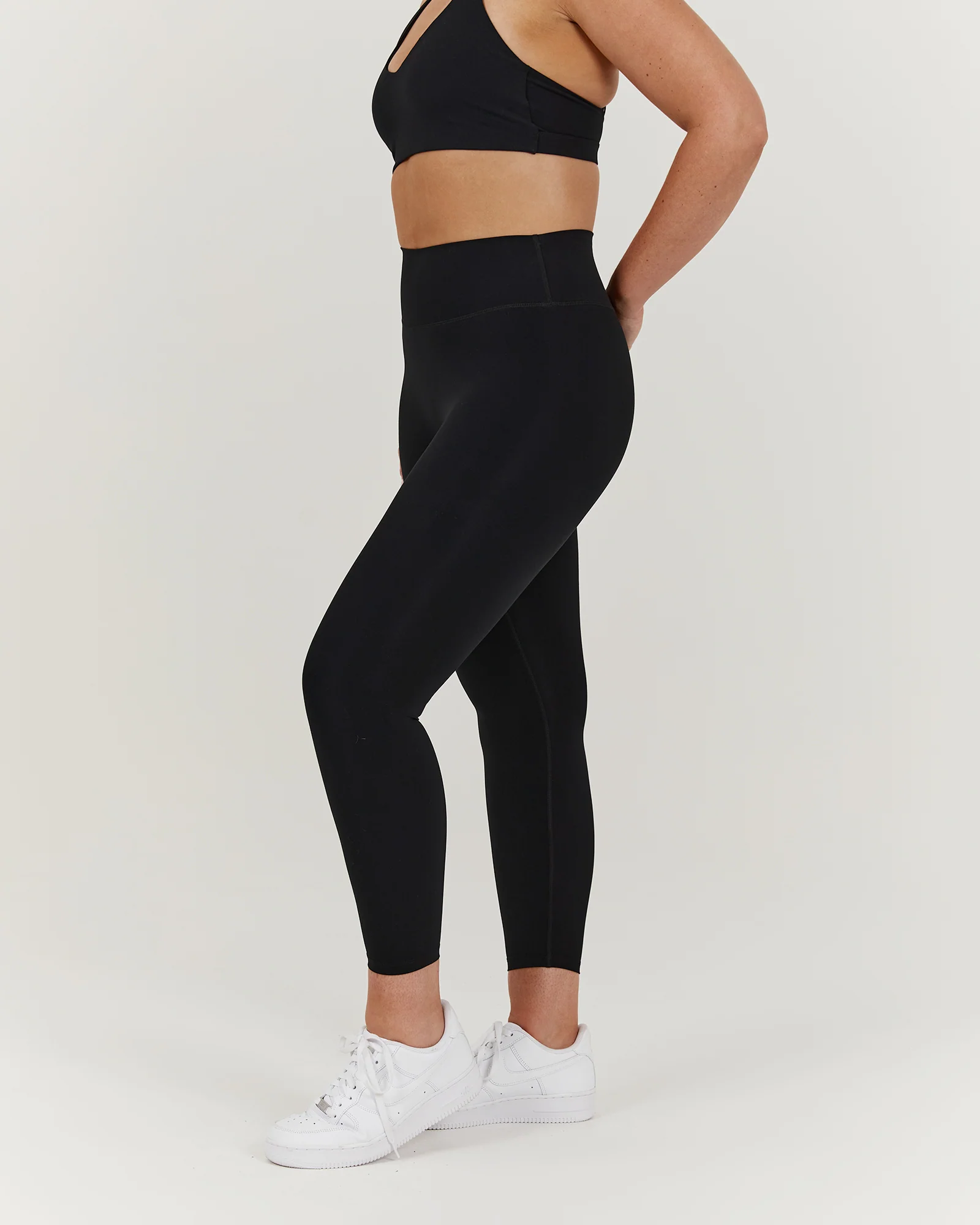 LUXE LEGGINGS 24" - BLACK - Image 8