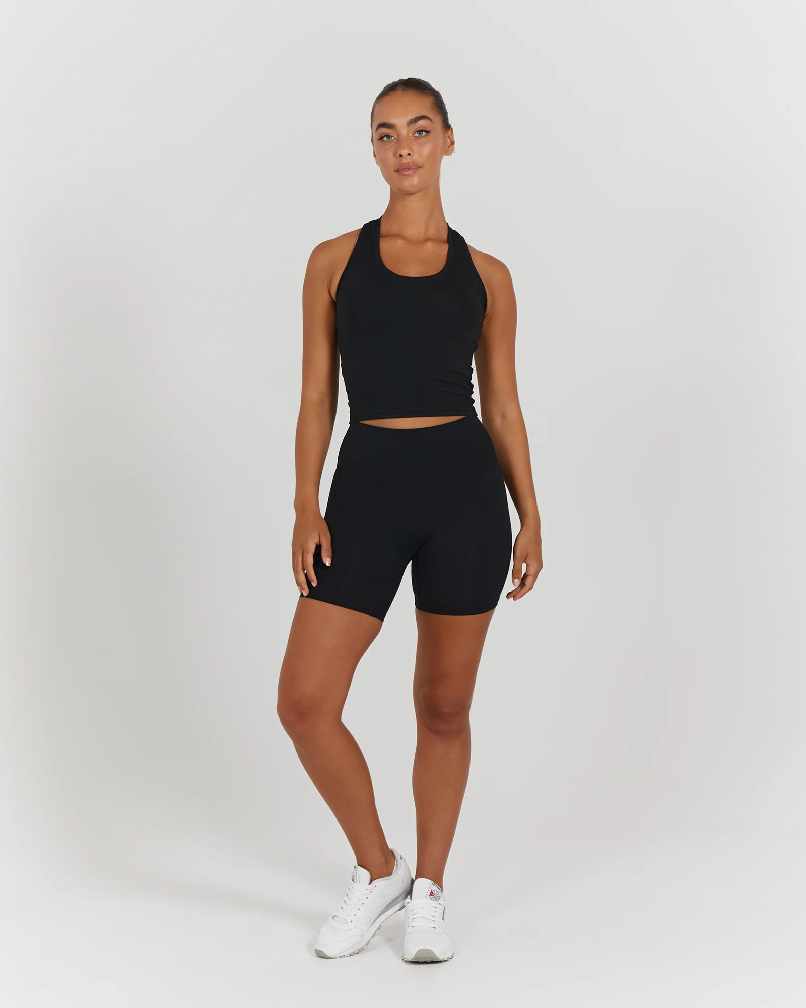 LUXE MIDRIFF TANK - BLACK - Image 6