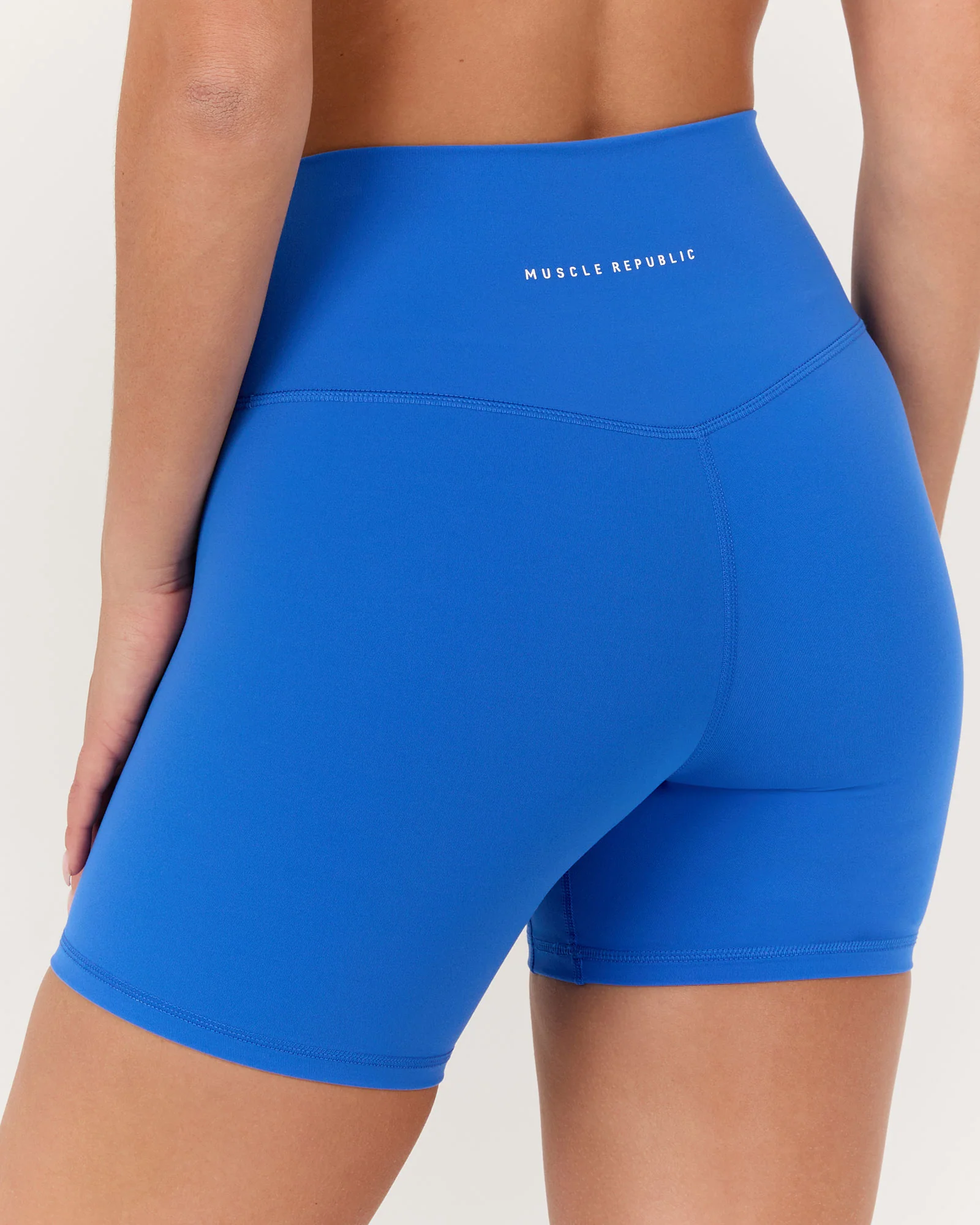 LUXE BIKER SHORTS V2 - COBALT - Image 4