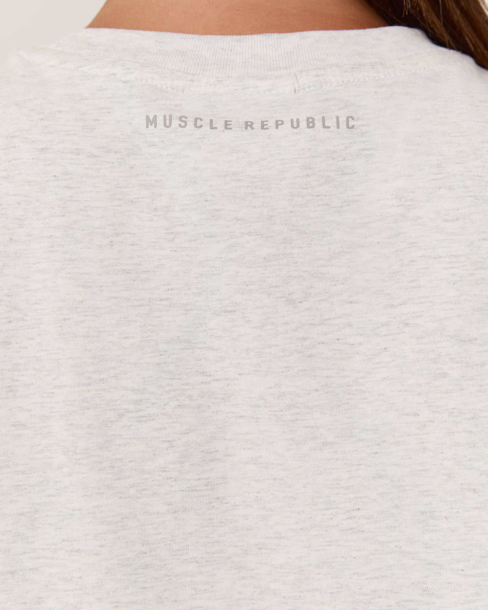 RELAXED ICON TANK - SNOW GREY - Image 5