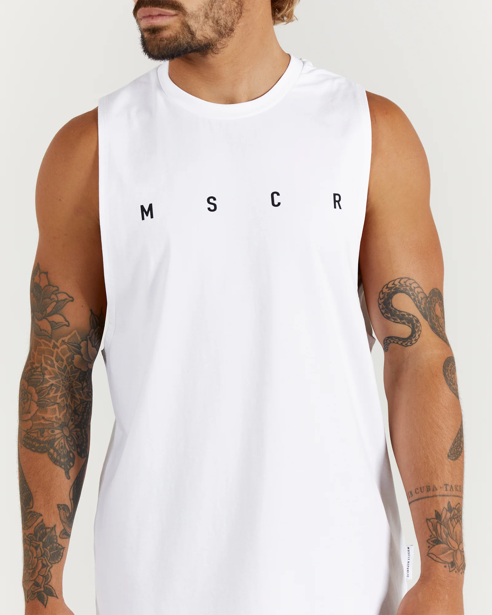 ROCKY MUSCLE TANK - WHITE - Image 5