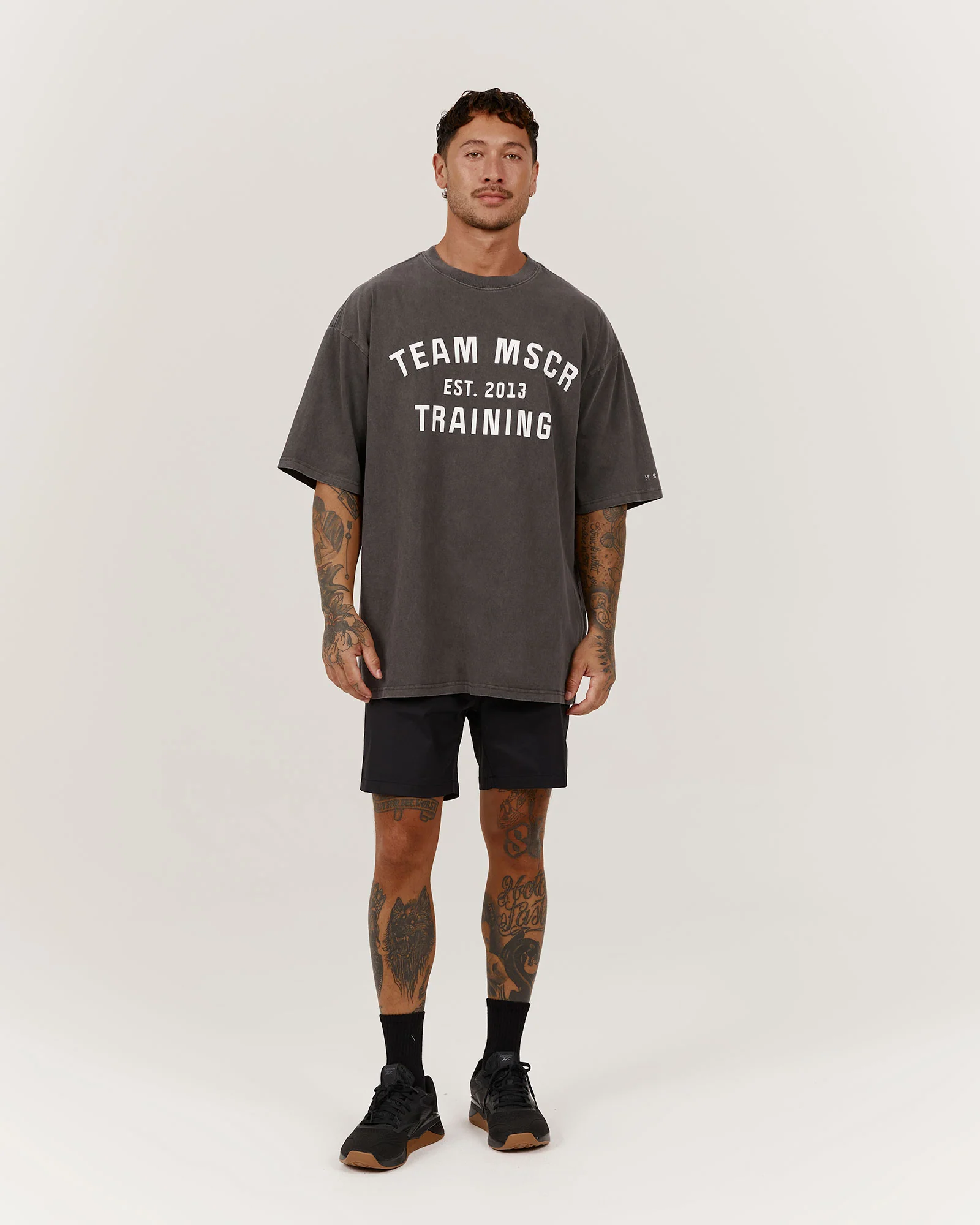 TIMELESS TEAM TRAINING TEE - FADED ONYX - Image 4