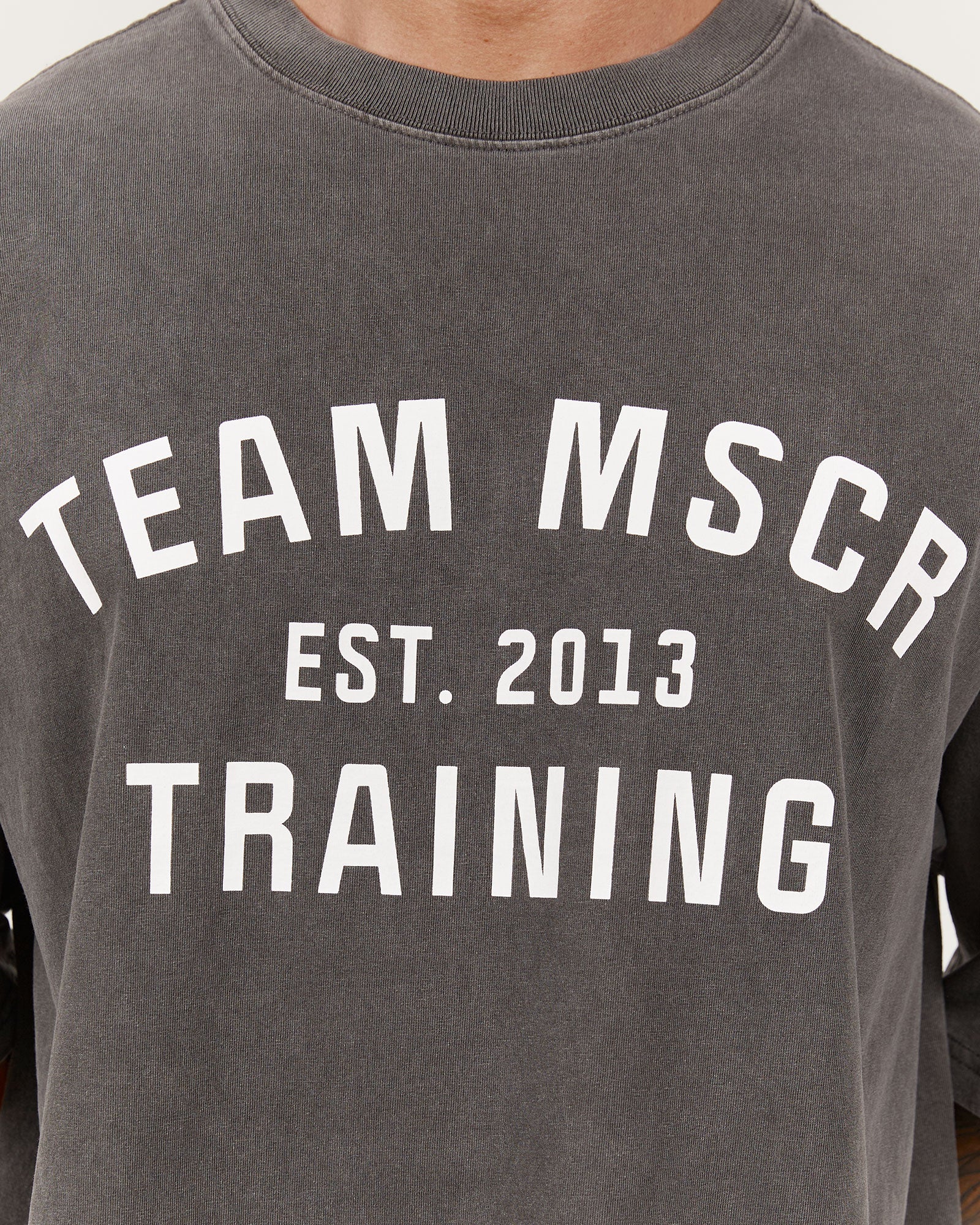 TIMELESS TEAM TRAINING TEE - FADED ONYX - Image 5