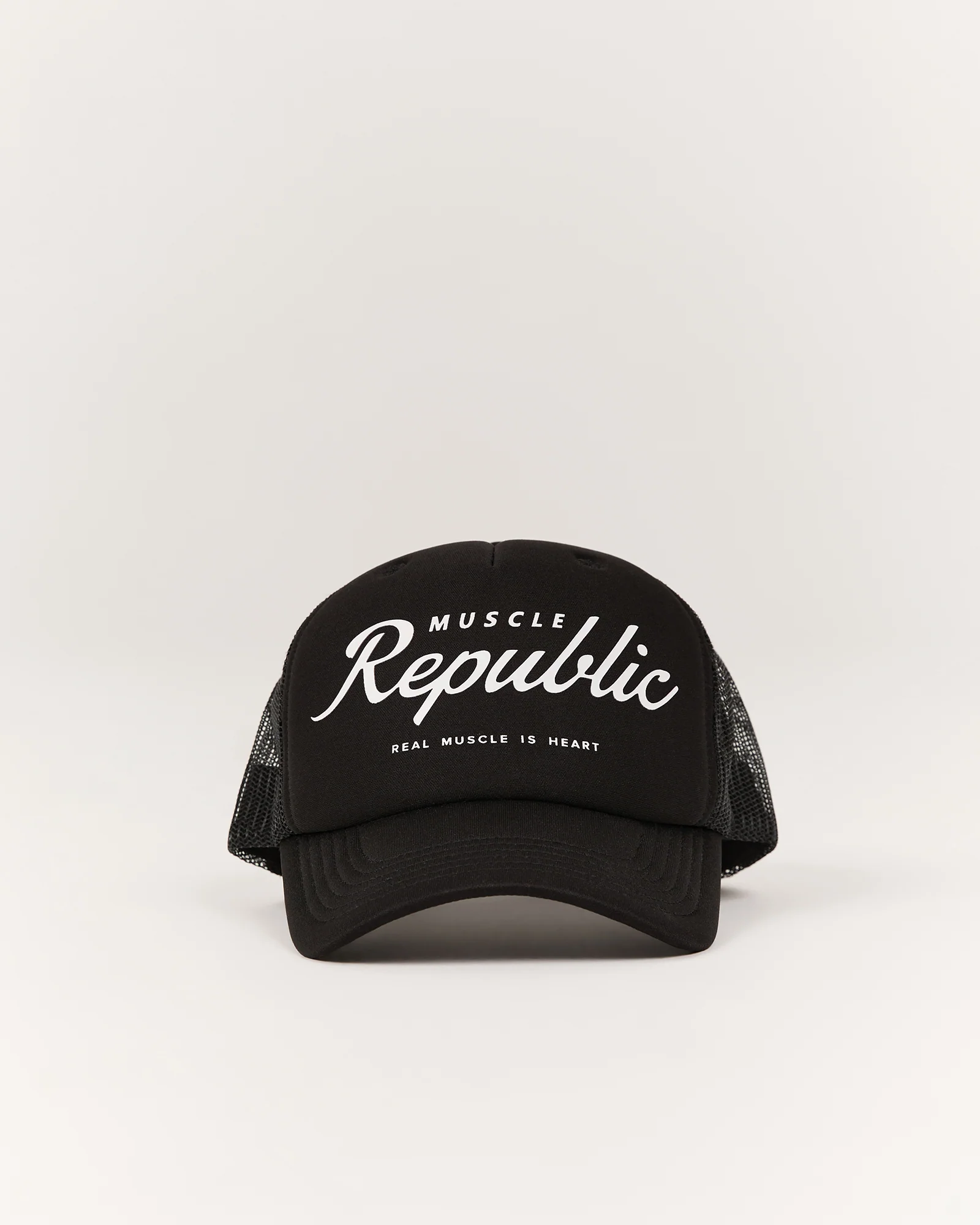 WOMENS VINTAGE TRUCKER CAP - BLACK - Image 3