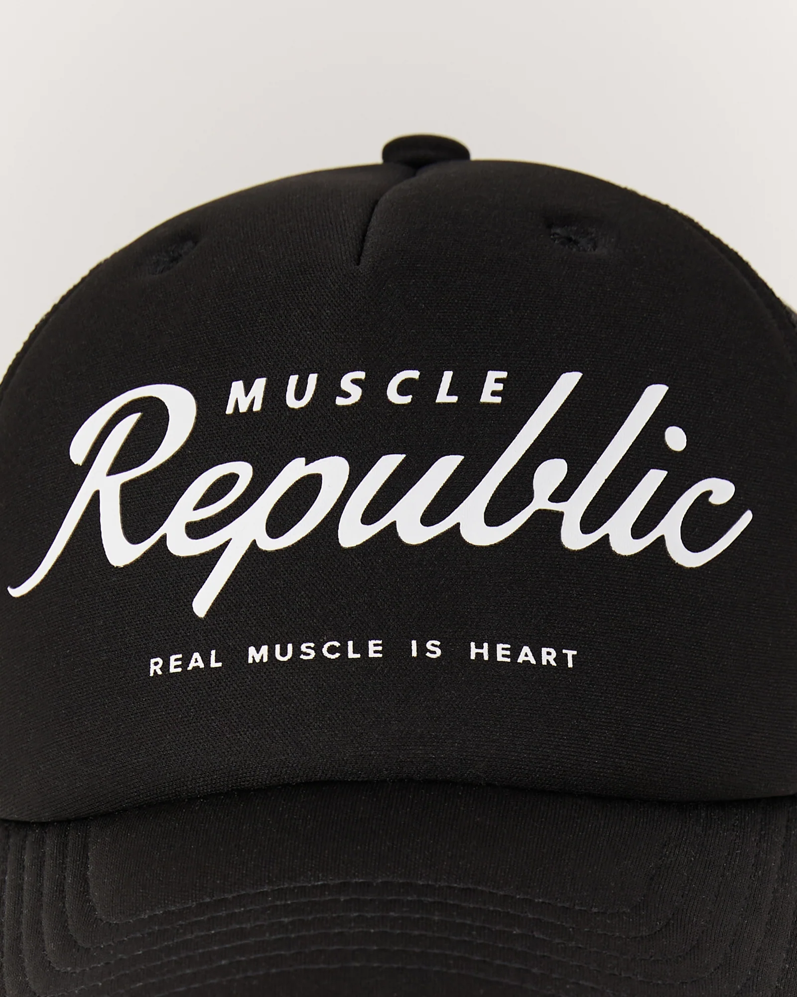 WOMENS VINTAGE TRUCKER CAP - BLACK - Image 4